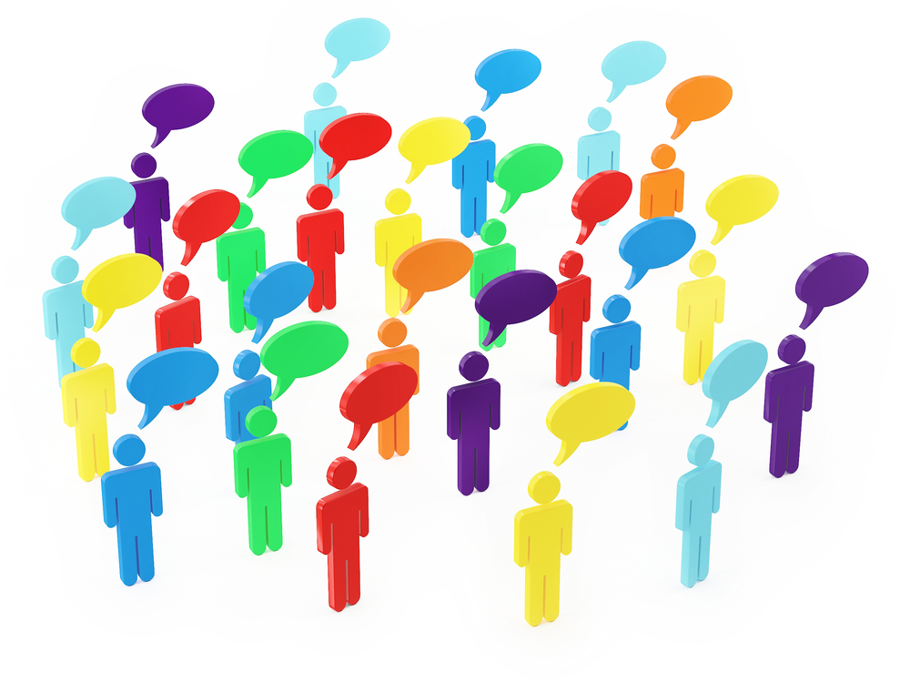 Social media users sharing and discussing health information online, illustrating the influence of public opinion on perceptions of drug safety and vaccination.