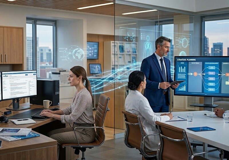 Medical Information and Medical Affairs teams collaborating to manage scientific information, healthcare inquiries, and strategic medical activities.